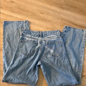 Ashely Mason bow wide leg jeans